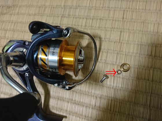 ダイワRG2000H-ABにベアリング追加。 | Harry UP!!!
